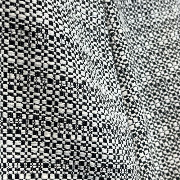 NWT KARL LAGERFELD Skirt Womens Size 16 Black White Tweed A-Line Mini Flat Front - Picture 16 of 16